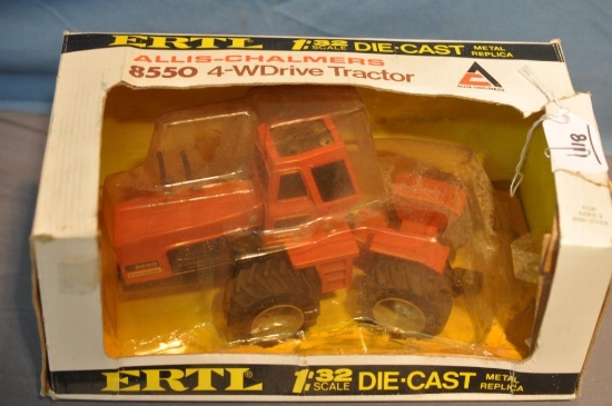 ERTL 1/32ND SCALE AC 8550 4WD TRACTOR, ROUGHER
