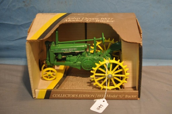 ERTL 1/16TH SCALE JD 1937 MODEL "G" TRACTOR, COLECTORS EDITION