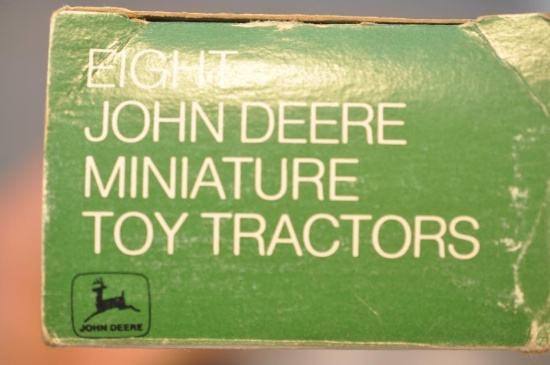 ERTL 1/64TH SCALE JD MINIATURE TOY TRACTOR SET