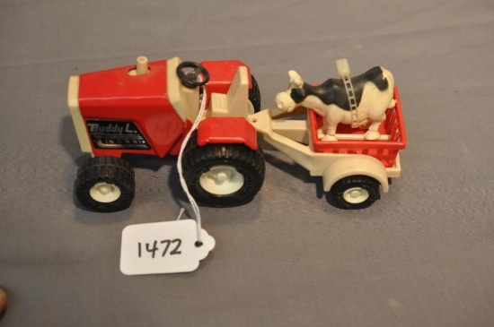 6.5" LONG BUDDY L TRACTOR & CART