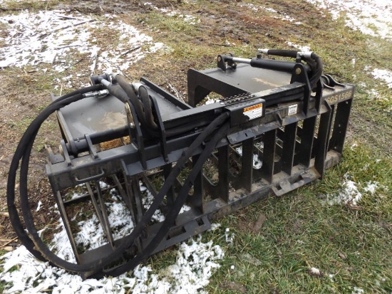 Land Pride SGS 1566 skidsteer rock bucket with hyd. grapple