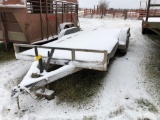 M&M 16'...tandem axle bumper hitch trailer