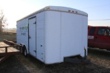 Pace 8'x 16' bumper hitch cargo trailer