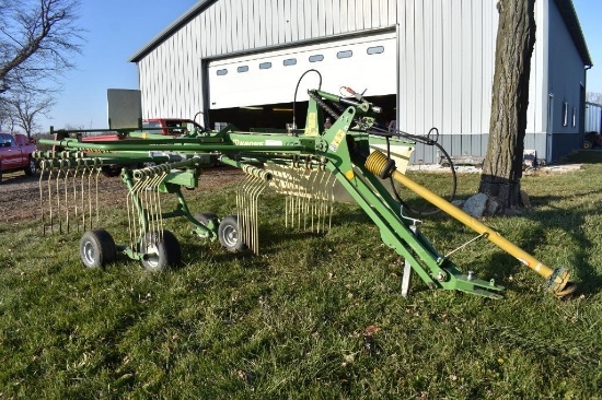 2009 Krone Swadro 38T rotary rake