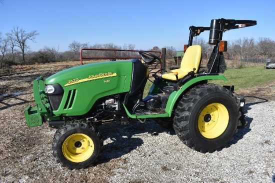2012 John Deere 2520 MFWD compact utility tractor