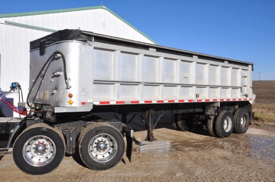 1995 East 28' aluminum dump trailer