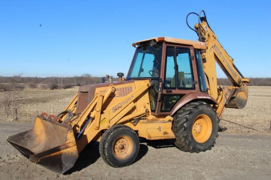 1993 Case 580 Super K 2wd Loader Backhoe | Heavy Construction Equipment ...