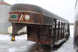 1983 Kiefer 6'x20' livestock trailer