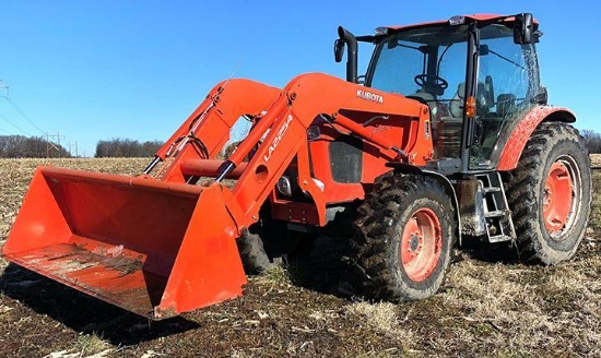 2015 Kubota M126GX MFWD tractor