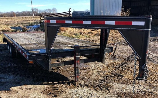 Hillsboro 24' flatbed gooseneck trailer