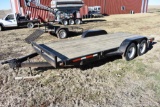 '96 Fastline 16' flatbed trailer