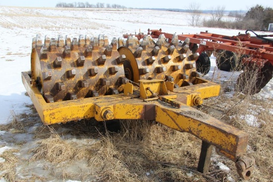 8' double drum sheeps foot roller