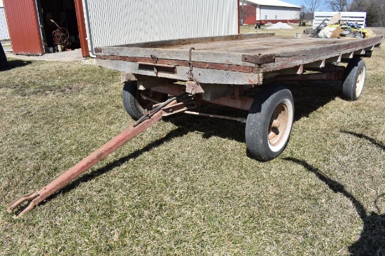 14' hayrack on Electric running gear