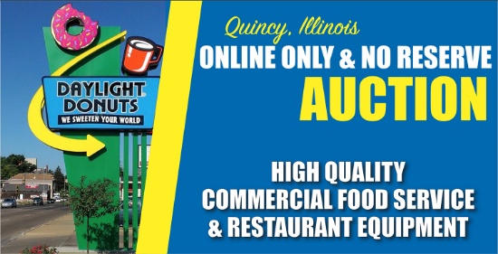 ONLINE ONLY FOOD SERVICE EQUIPMENT AUCTION