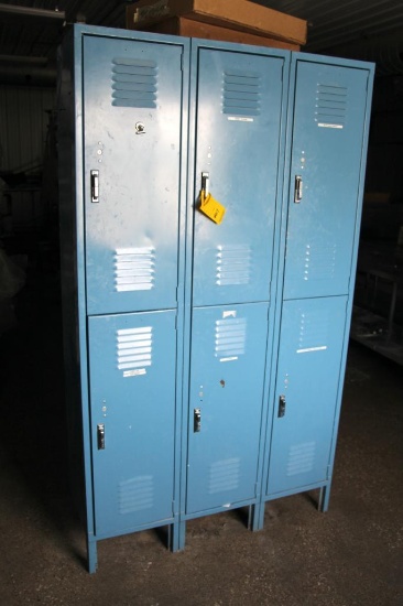 Lyon 6 Compartment break room locker