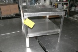 Double Tier Stainless table