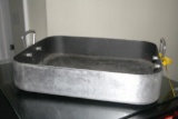Commercial Alum. Flat bottom pan