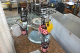 3-TIER PLATE AND UTENSIL WIRE RACK