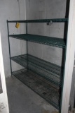 Rubber coated wire cooler rack