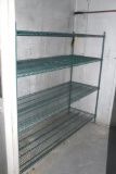 Rubber coated wire cooler rack