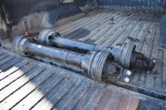 Telescoping drive shafts for older JD head