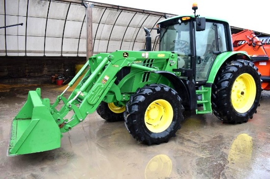 2014 John Deere 6125M MFWD tractor