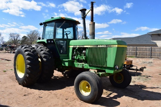 John Deere 4840 2wd tractor