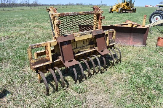 Shop built root rake