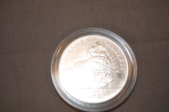 2000 LIBRARY OF CONGRESS SILVER DOLLAR