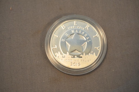 2015 UNITED STATES MARSHALS SILVER DOLLAR