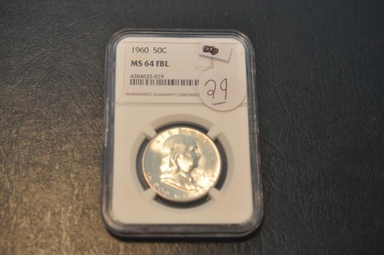 1960 NGC MS 64 FBL FRANKLIN HALF