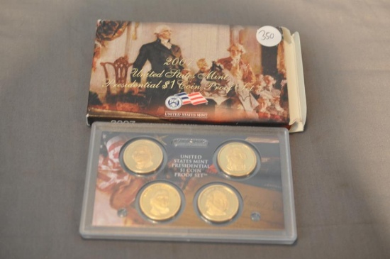 2007 UNITED STATES MINT $1 COIN PROOF SET