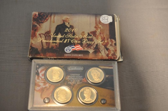 2010 UNITED STATES MINT $1 COIN PROOF SET