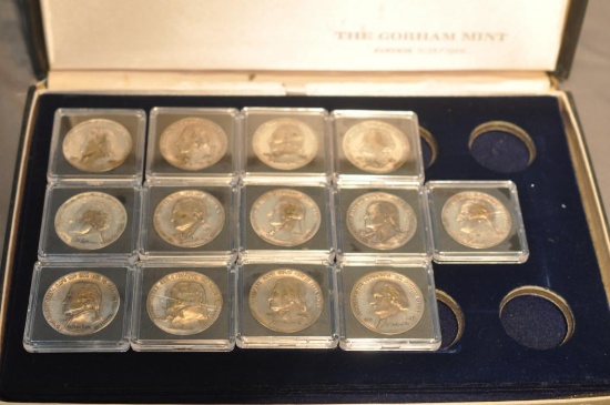 GORHAM MINT 13 COLONIES COIN COLLECTION