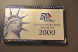 2000 UNITED STATES MINT PROOF SET