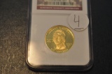 DOLLEY MADISON 2007 PF 69 ULTRA CAMEO GOLD