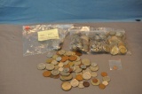 1.944 KG OF FOREIGN COINS & TOKENS