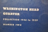(32) WASHINGTON SILVER QUARTERS IN BLUE BOOK