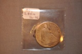 1861 SEATED HALF DOLLAR