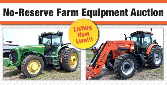 No-Reserve Farm Equipment Auction