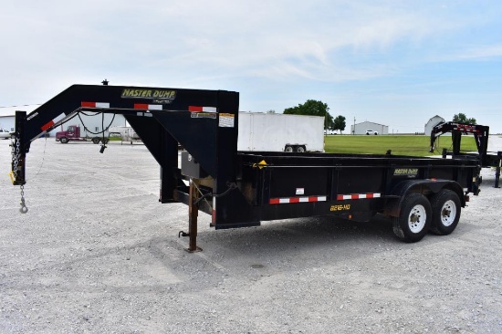 DooLittle Master Dump 16' gooseneck dump trailer