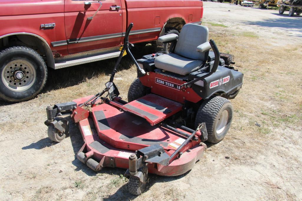 Bush Hog Zero turn 18 front mount mower Proxibid