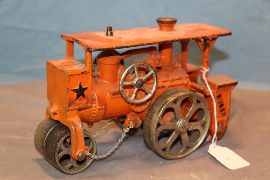 Cast iron Huber steam engine toy
