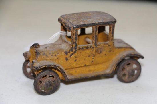 4" cast iron car