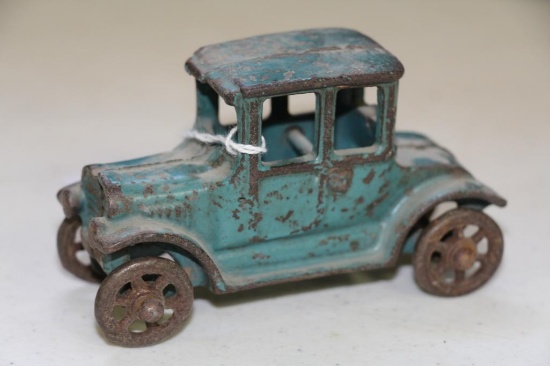 4" cast iron car