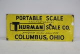 Thurman Scale Co. Porcelain sign