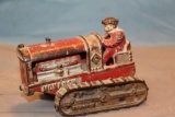 Hubley Toys cast iron Monarch dozer