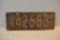 1921 ILLINOIS LICENSE PLATE