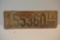 1920 IOWA LICENSE PLATE