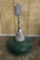 Antique porcelain gas station style lamp shade